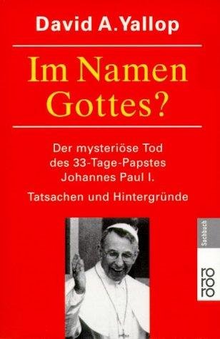 Cover of IN GOD'S NAME