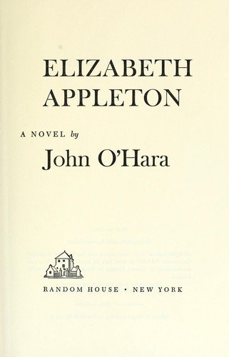 Cover of ELIZABETH APPLETON