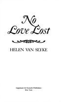 Cover of NO LOVE LOST