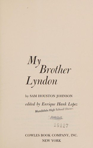 Cover of MY BROTHER LYNDON