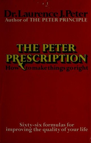 Cover of THE PETER PRESCRIPTION