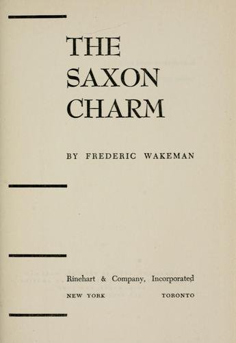 Cover of THE SAXON CHARM