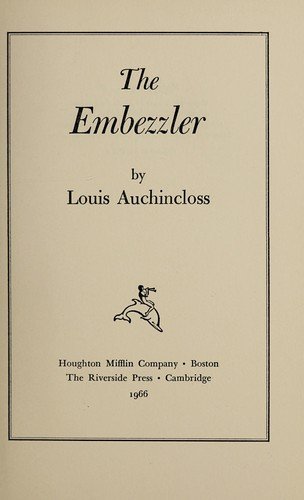 Cover of THE EMBEZZLER