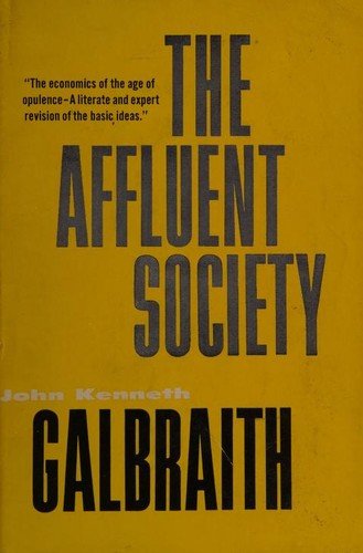 Cover of THE AFFLUENT SOCIETY