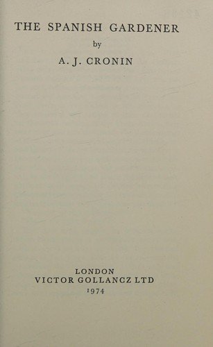 Cover of THE SPANISH GARDENER
