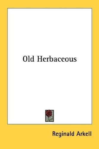 Cover of OLD HERBACEOUS