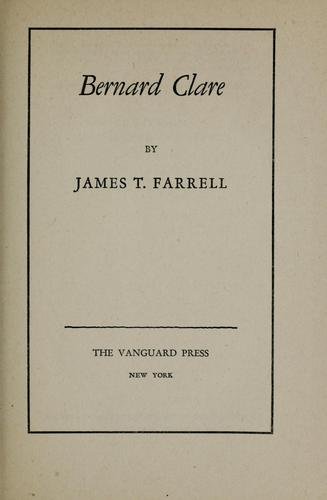 Cover of BERNARD CLARE