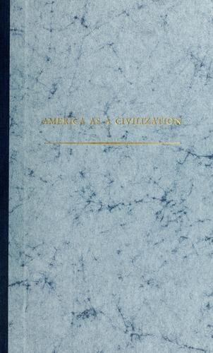 Cover of AMERICA AS A CIVILIZATION