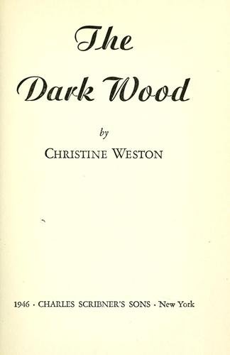 Cover of THE DARK WOOD