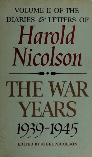 Cover of HAROLD NICOLSON: THE WAR YEARS 1939-1945