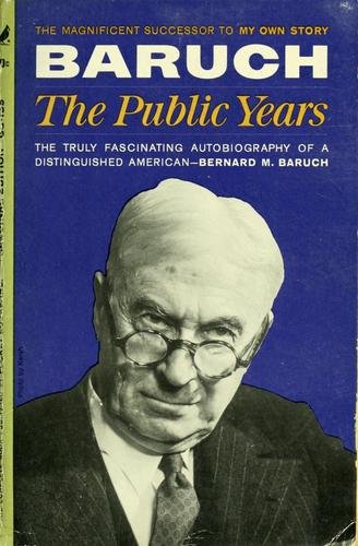 Cover of BARUCH: THE PUBLIC YEARS