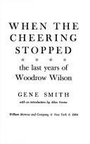 Cover of WHEN THE CHEERING STOPPED