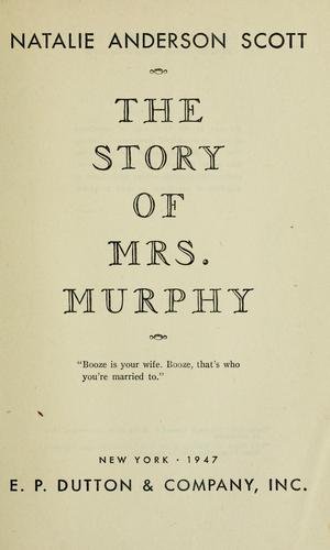 Cover of THE STORY OF MRS. MURPHY