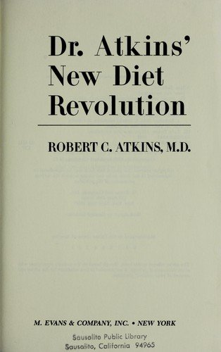 DR. ATKINS' DIET REVOLUTION