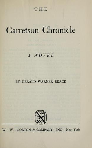Cover of THE GARRETSON CHRONICLE