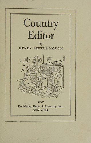 Cover of COUNTRY EDITOR