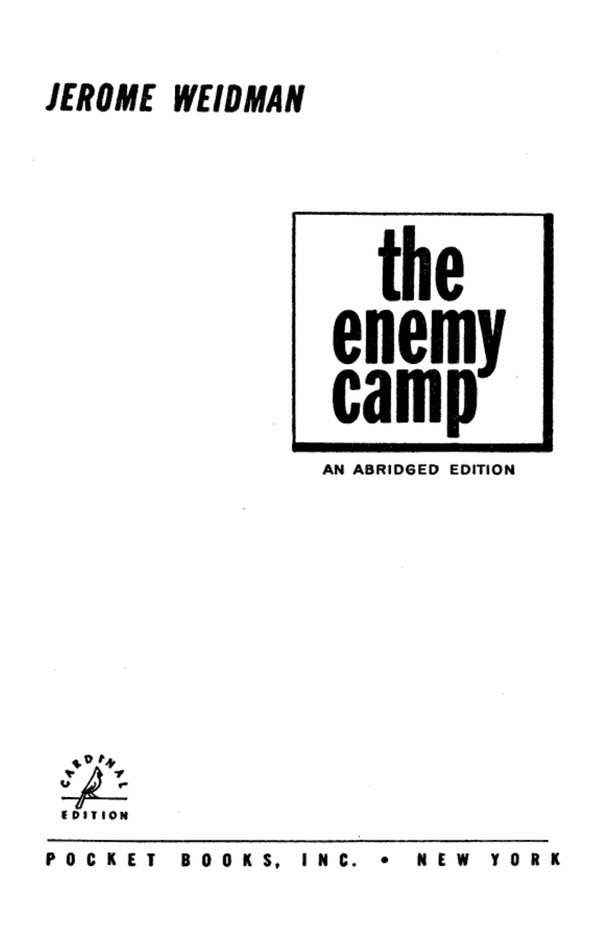 Cover of THE ENEMY CAMP