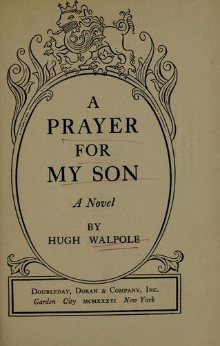 Cover of A PRAYER FOR MY SON