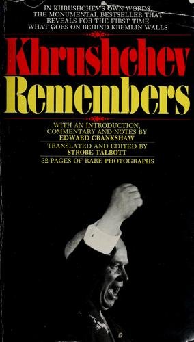 Cover of KHRUSHCHEV REMEMBERS
