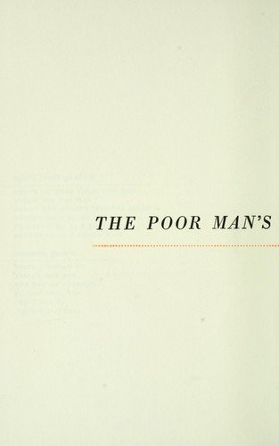 Cover of THE POOR MAN'S GUIDE TO EUROPE