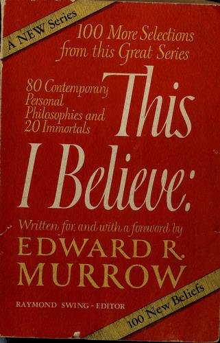 Cover of THIS I BELIEVE