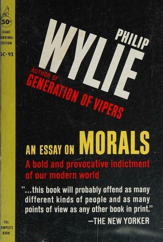 Cover of AN ESSAY ON MORALS