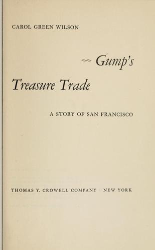 Cover of GUMP'S TREASURE TRADE