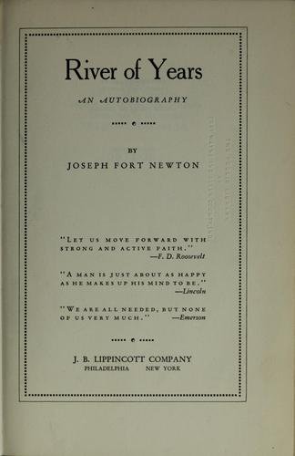 Cover of RIVER OF YEARS